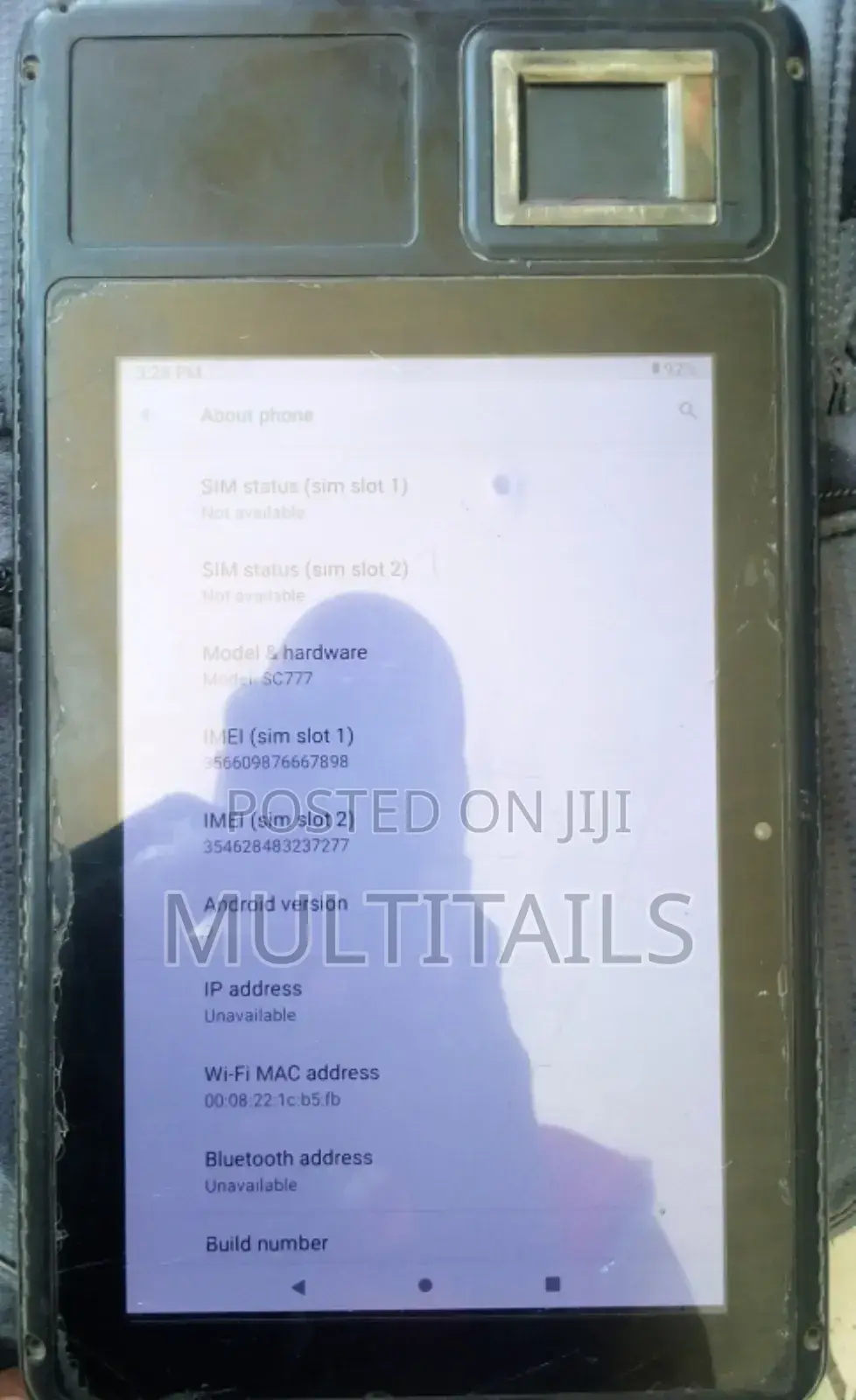 Technocrat Mobile Device for Nin and Sim Registration
