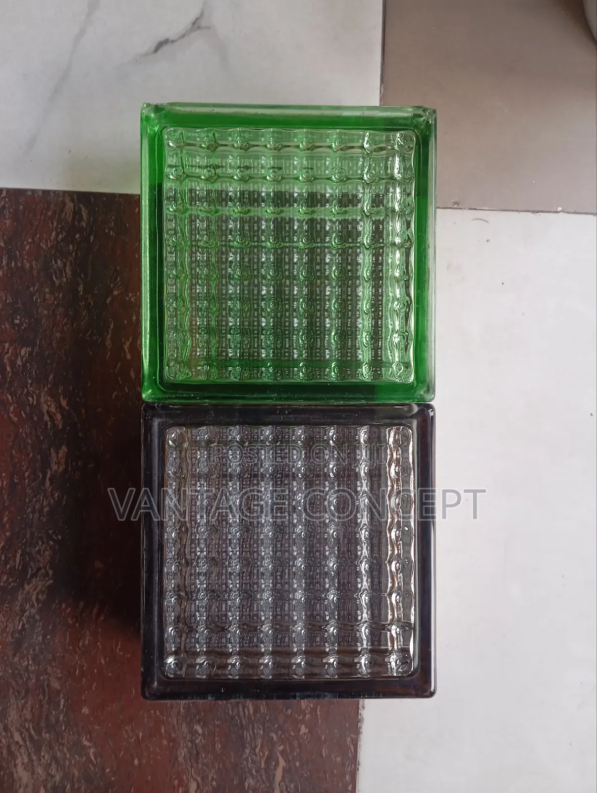 Coloured Glass Block