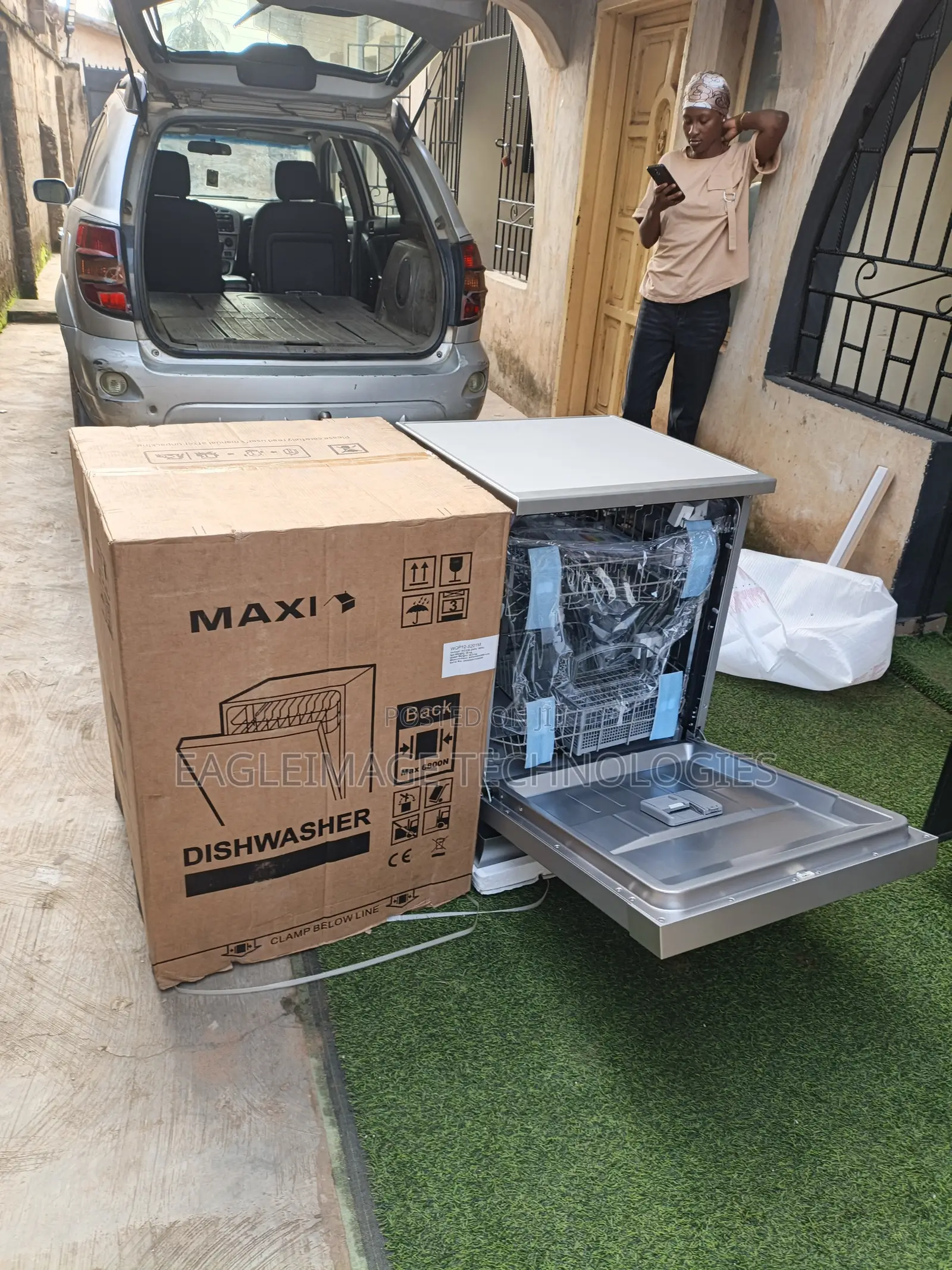 Original Maxi Dishwasher Wqp12-5201m - 12 Settings New