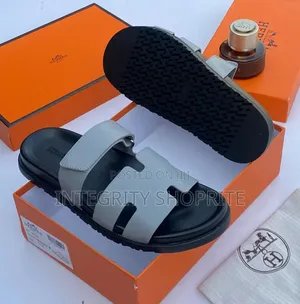 Ash Colour Hermes Slippers