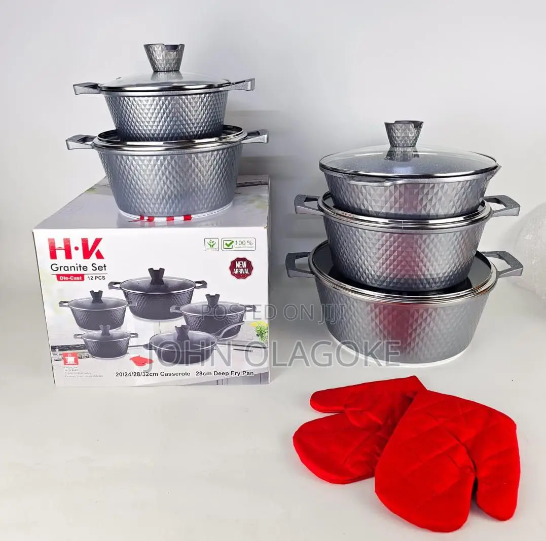 Hk Xz Granite Pot Set With Accessories