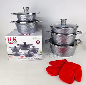 Hk Xz Granite Pot Set With Accessories