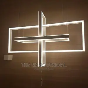 Remote Control Cross LED Chandelier Light