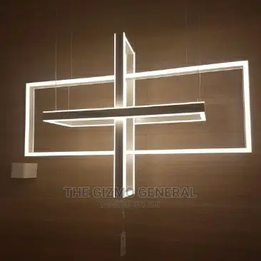 Remote Control Cross LED Chandelier Light