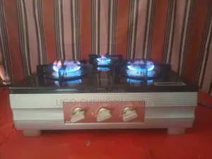 3-Burner Glass Top Gas Cooker