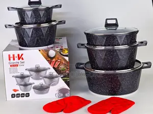Hk 12pcs Granite Pot With Accessories