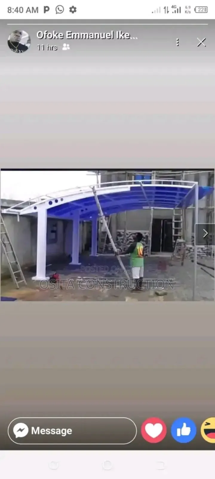 Carport With Hb Chennal L