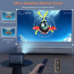 Aubor Projector With Wifi and Bluetooth