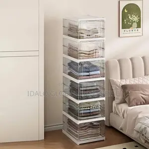 Foldable 6-Layer Shoe Storage Rack