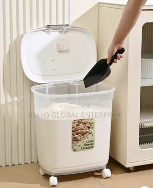 45l Grain Storage Container With Wheels