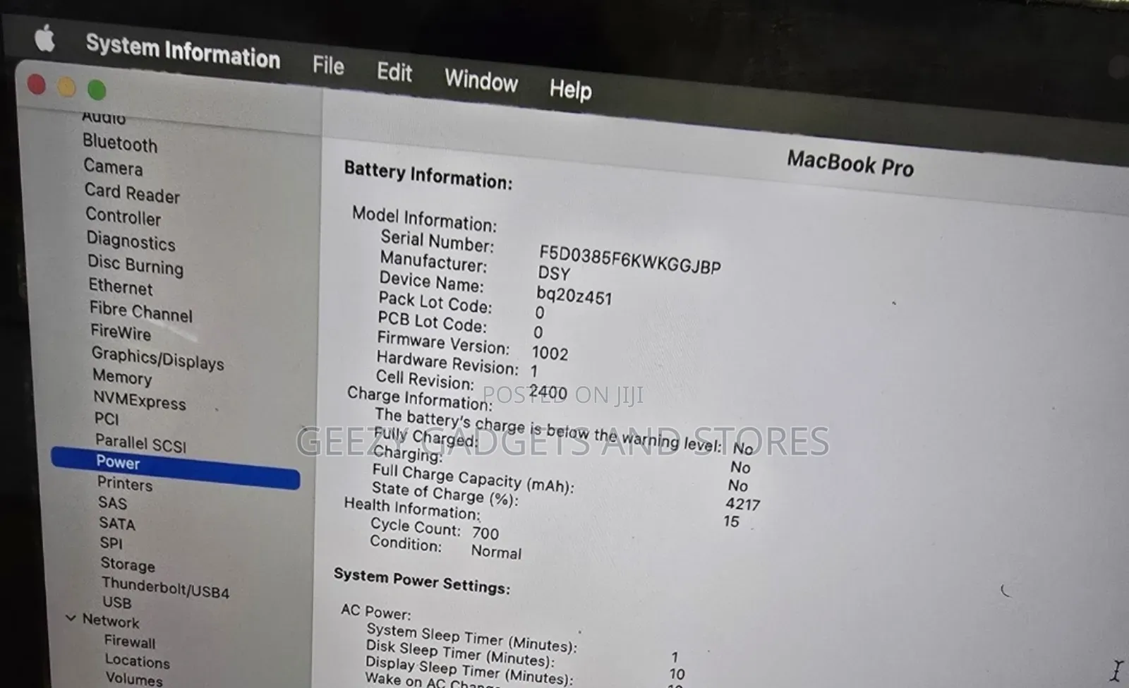 Laptop Apple MacBook Pro 2020 8GB Intel Core I5 SSD 256GB