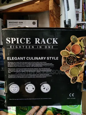 Spice Rack 18 Jar Rotating Spice Rack