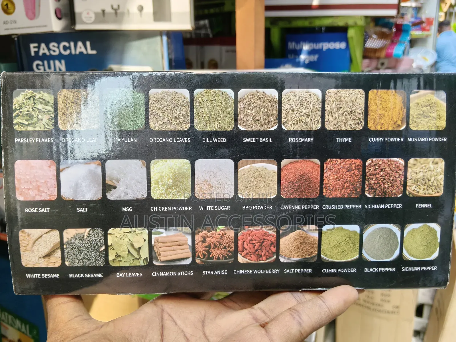 Spice Rack 18 Jar Rotating Spice Rack