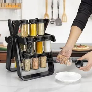 Spice Rack 18 Jar Rotating Spice Rack