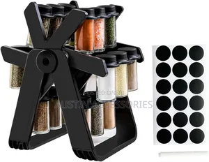 Spice Rack 18 Jar Rotating Spice Rack