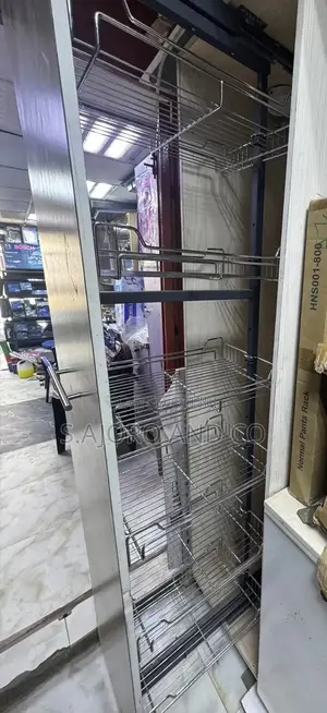 Built-in Cabinet Pull-Out Spice Rack, Pull-Out Pantry