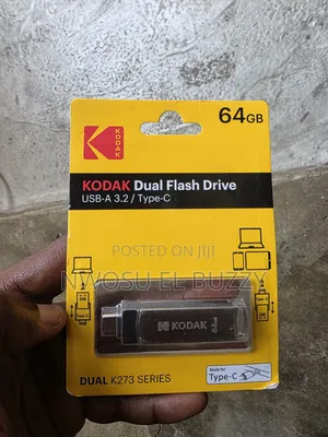 Kodak K273 Series Dual Flash Drive With A 64gb Capacity.
