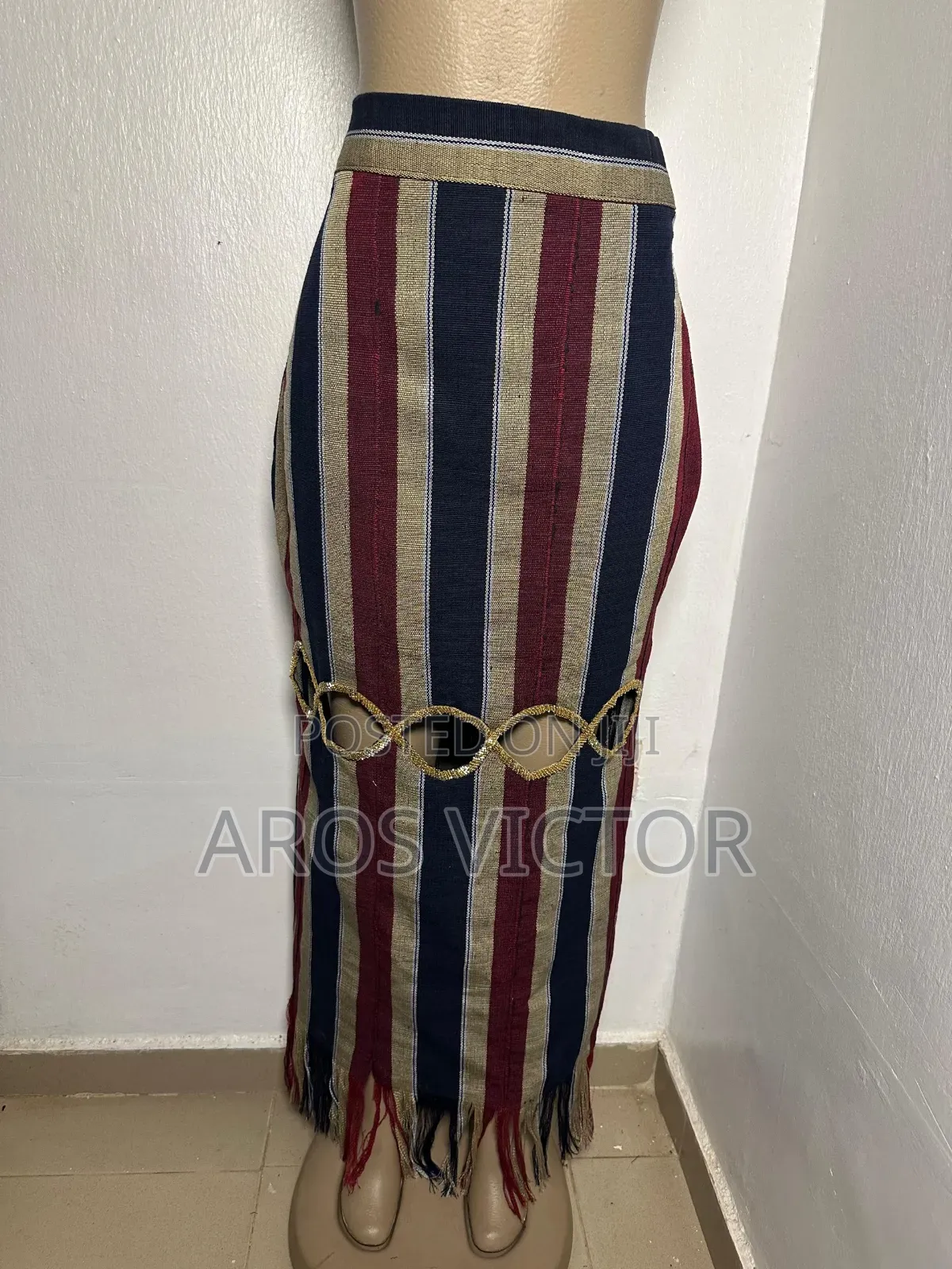 Skirt Made With Aso Oke