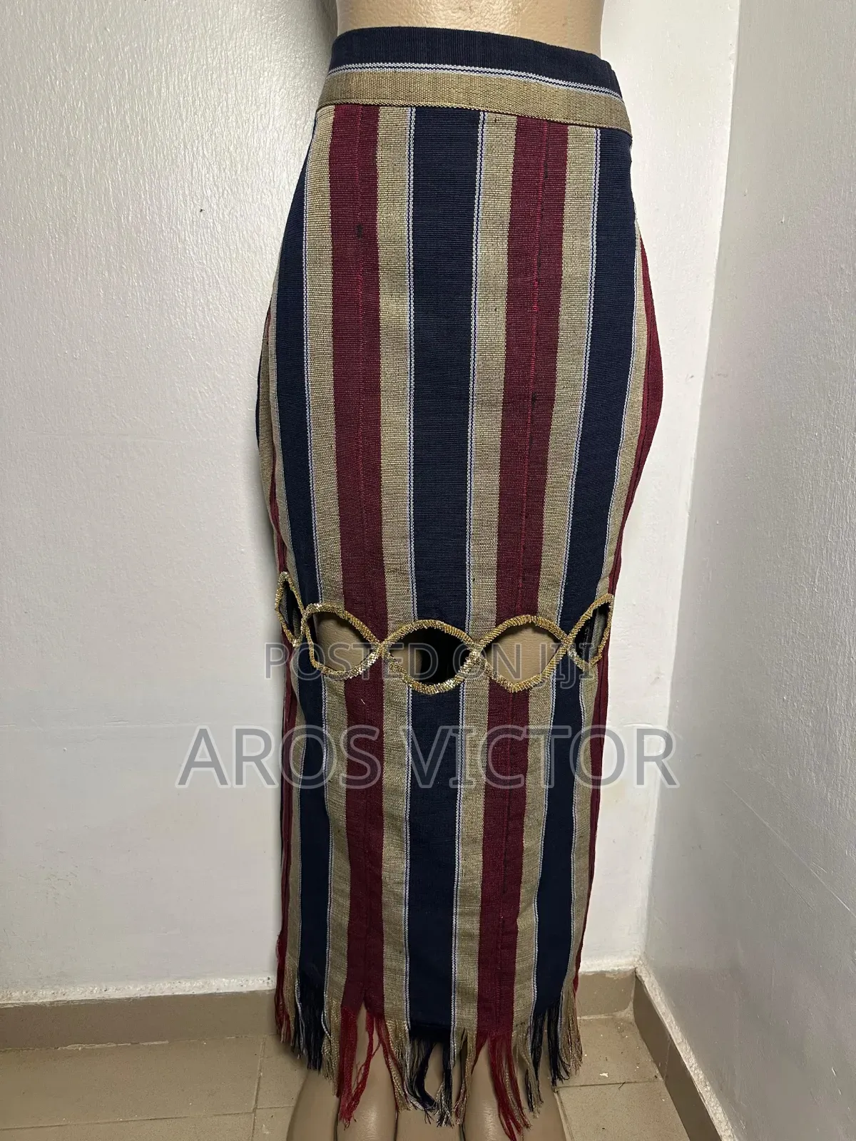 Skirt Made With Aso Oke