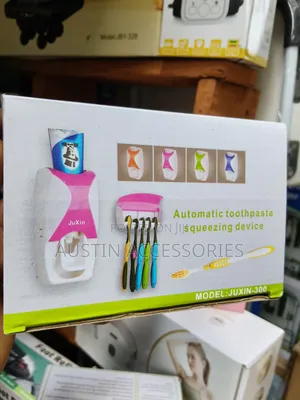 Automatic Toothpaste Squeezing Device and Toothbrush Holder.