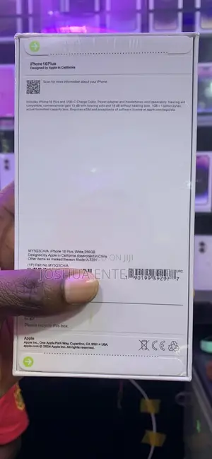New Apple iPhone 16 Plus 256 GB White