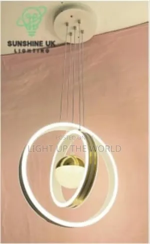 Gold Pendant Drop Light
