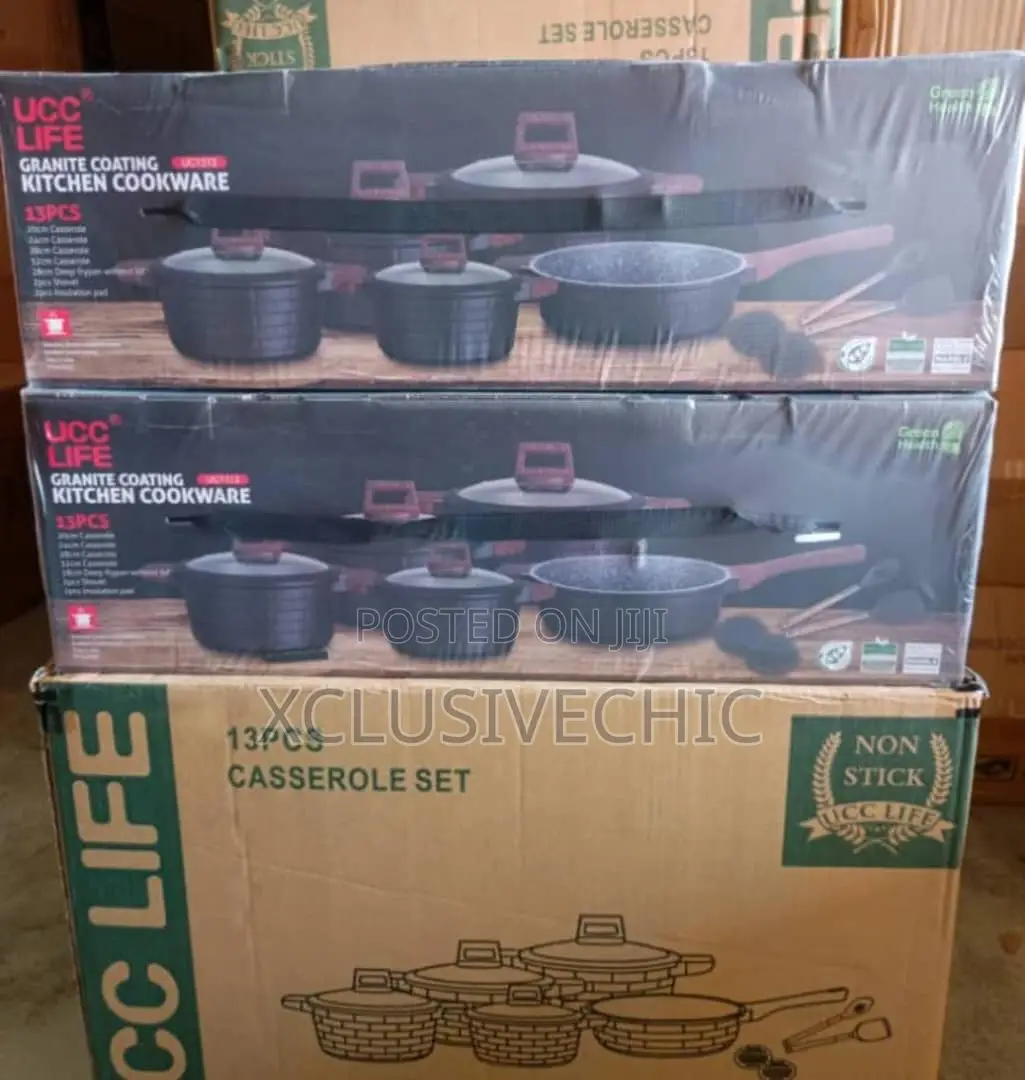 Ucc Life 13pcs Block Cookware Set