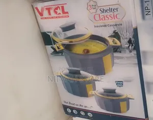 Vtcl Insulated Casserole Set With Glass Lid
