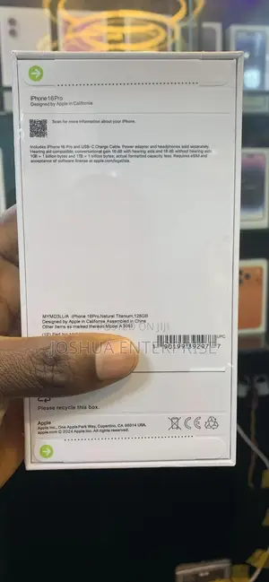 New Apple iPhone 16 Pro 128 GB