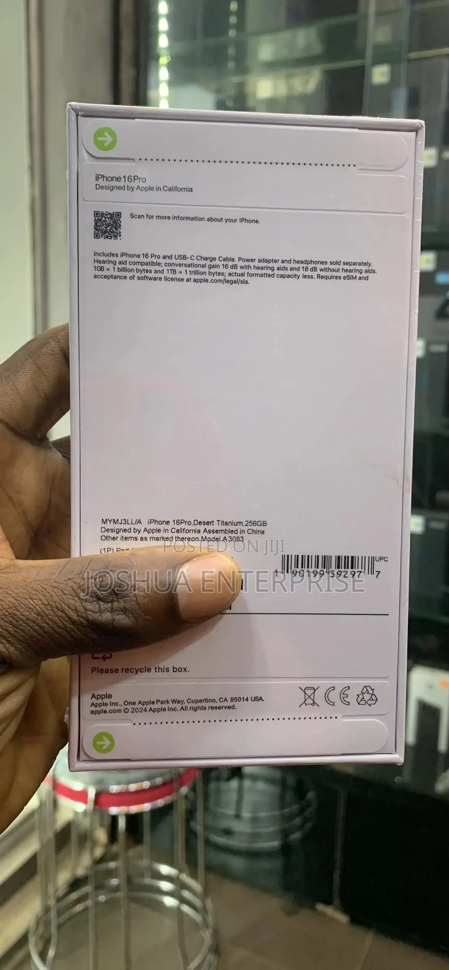 New Apple iPhone 16 Pro 256 GB