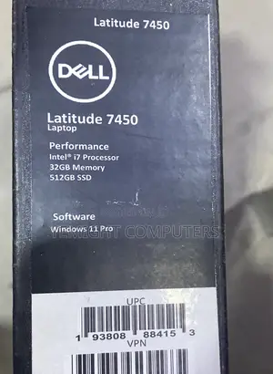 New Laptop Dell Latitude 7450 32GB Intel Core Ultra 7 SSD 512GB