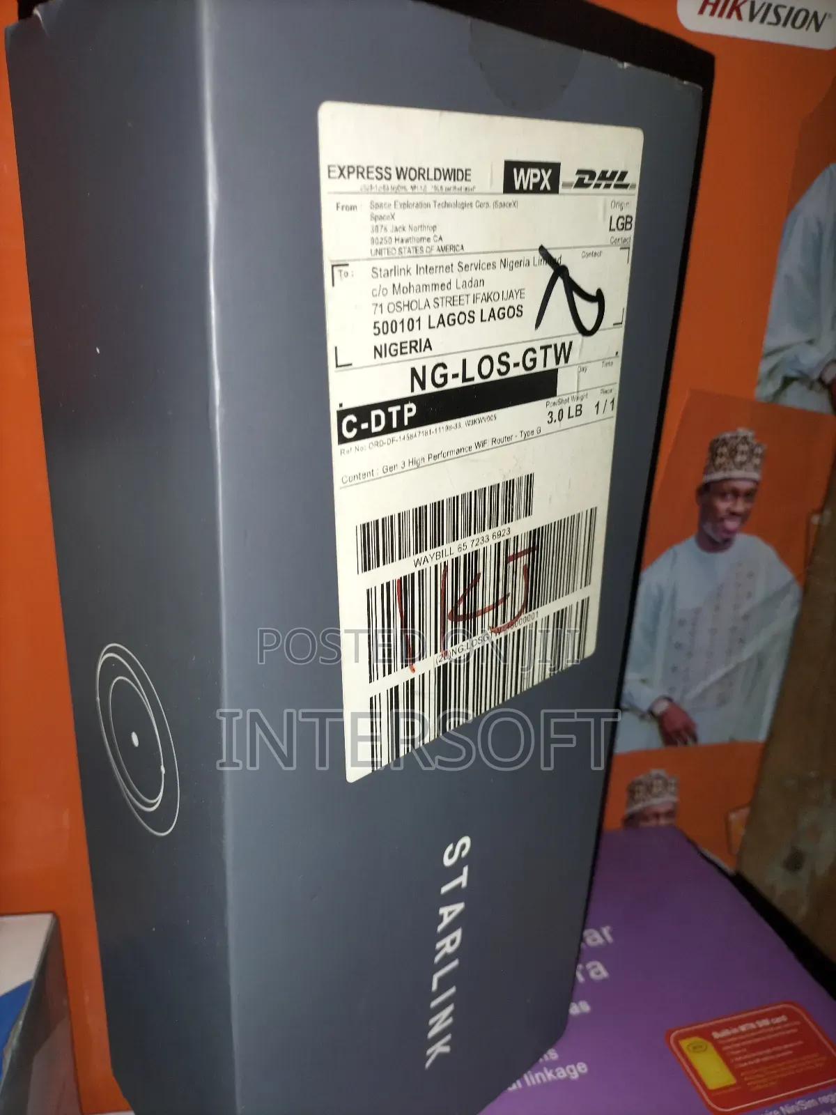 Starlink Standard Kit Router Box (Gen 3). V4