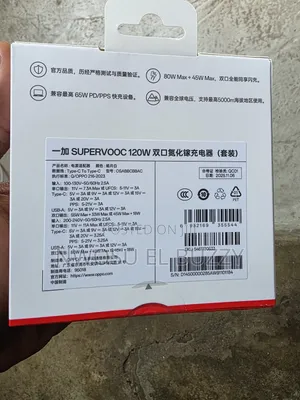 Oneplus Supervooc 120w Dual Ports Gan Power