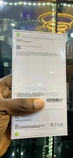 New Apple iPhone 16 128 GB Blue