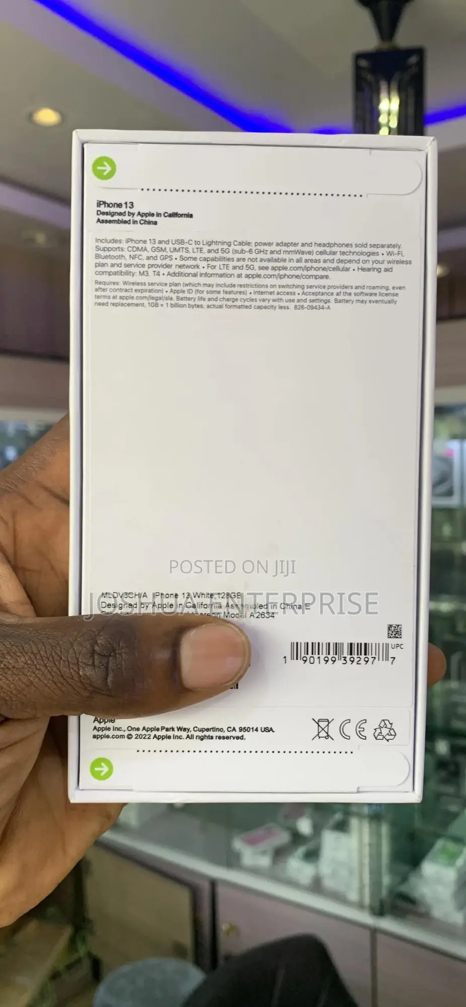 New Apple iPhone 13 128 GB White