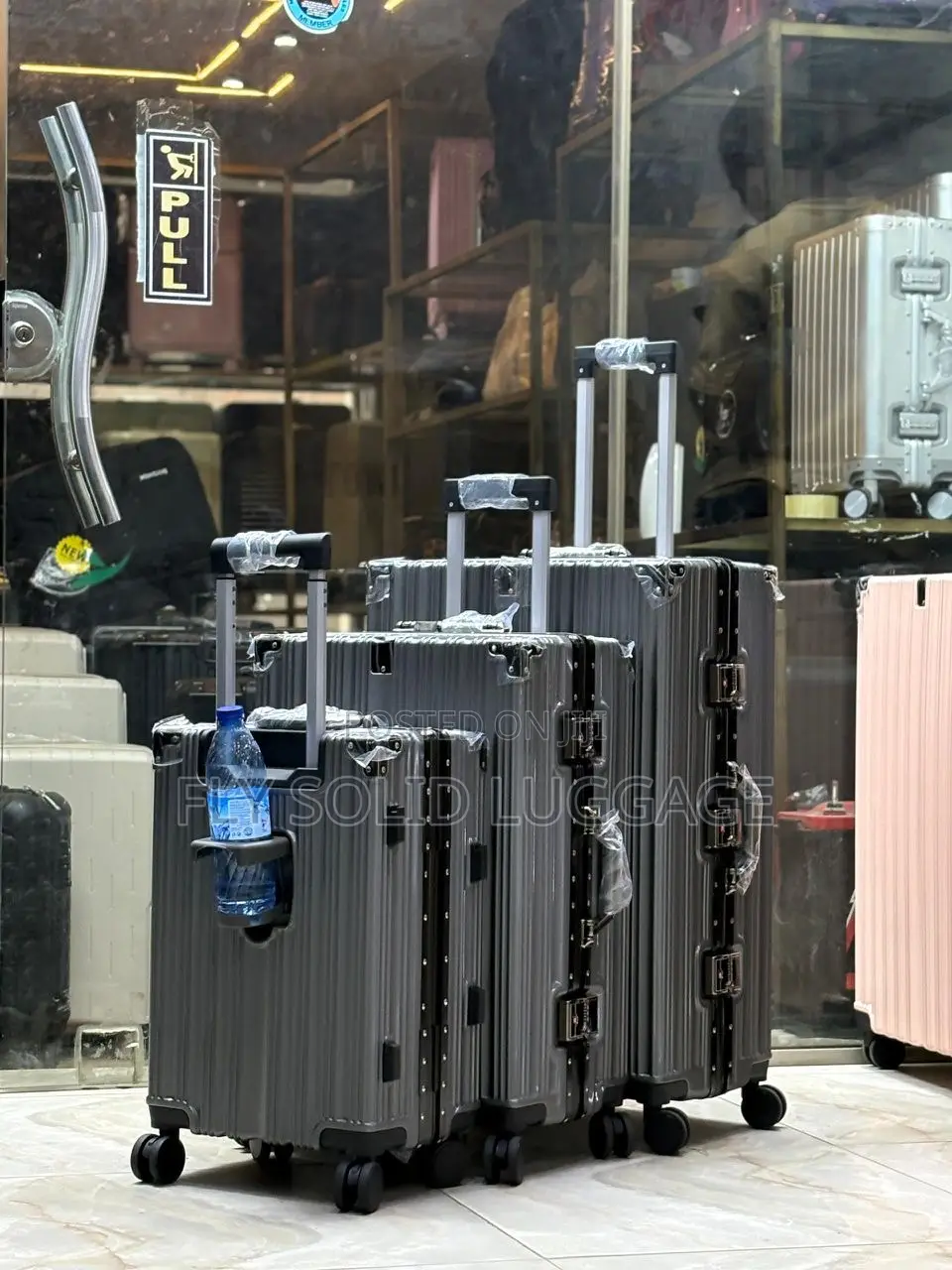 Fly Solid Quality Aluminum Luggage Case