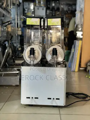Double Bowl Slush Machine – Commercial- For Juice Smoothie