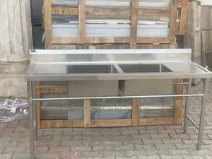 Double Sink With Side ( on Both Sides)