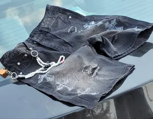Black Stylish Stretchy Men's Short