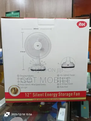 Itel Rechargeable Fan