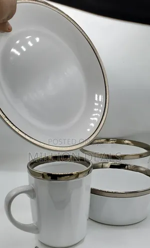 4 Pieces Unique Breakable Dinner Sets
