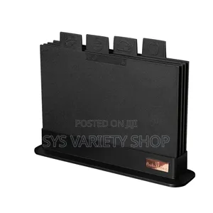 5 PCS of Cutting Board Set With Stand( Berlingerhaus)