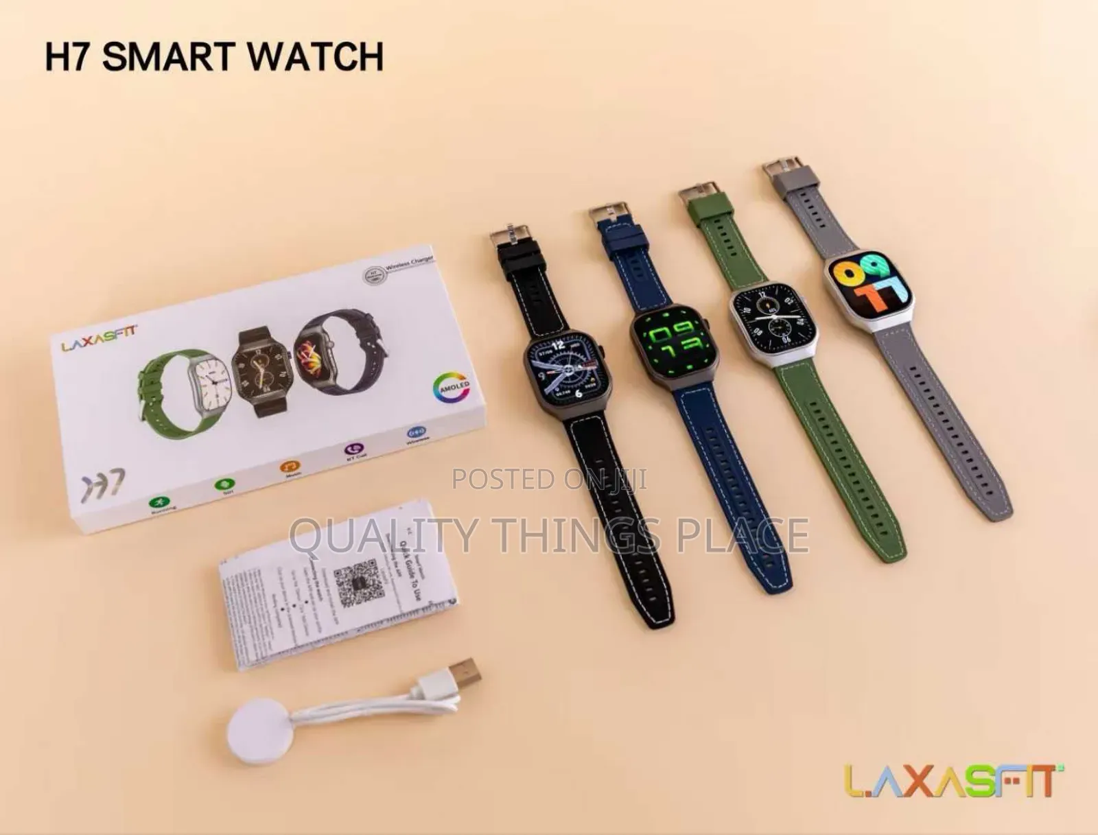 H7 Curved Screen Bluetooth Smart Watch