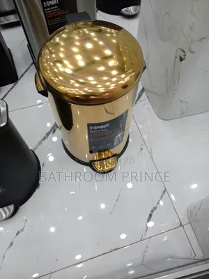Gold Foot Opening Waste Bin (12 Liter)