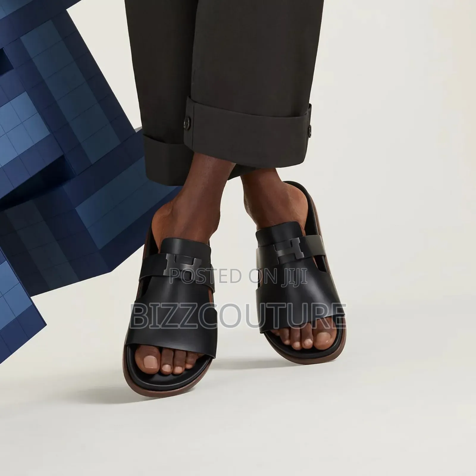 Original Hermes Leather Sandals Available In Store