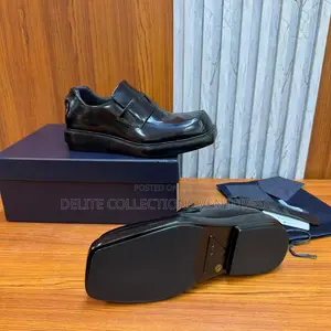 Luxury Update  Prada Men’S Brushed Leather Loafers.