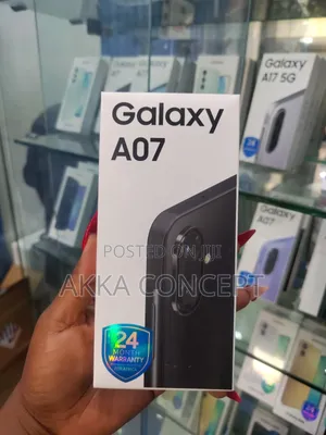 New Samsung Galaxy A07 4G 64 GB Black