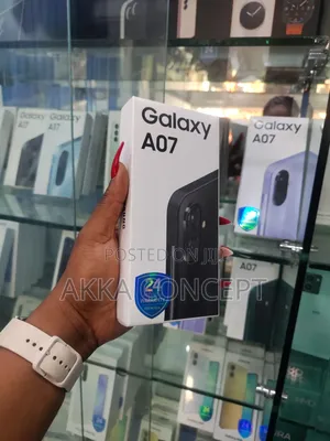New Samsung Galaxy A07 4G 64 GB Black