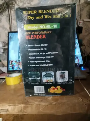 Jd SMP High-Performance Blender - 1200w Heavy Duty (Model Bl-10)