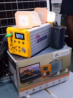 300w Solar Generator With 50w Solar Panel Also Comes With 2 Bulb
.